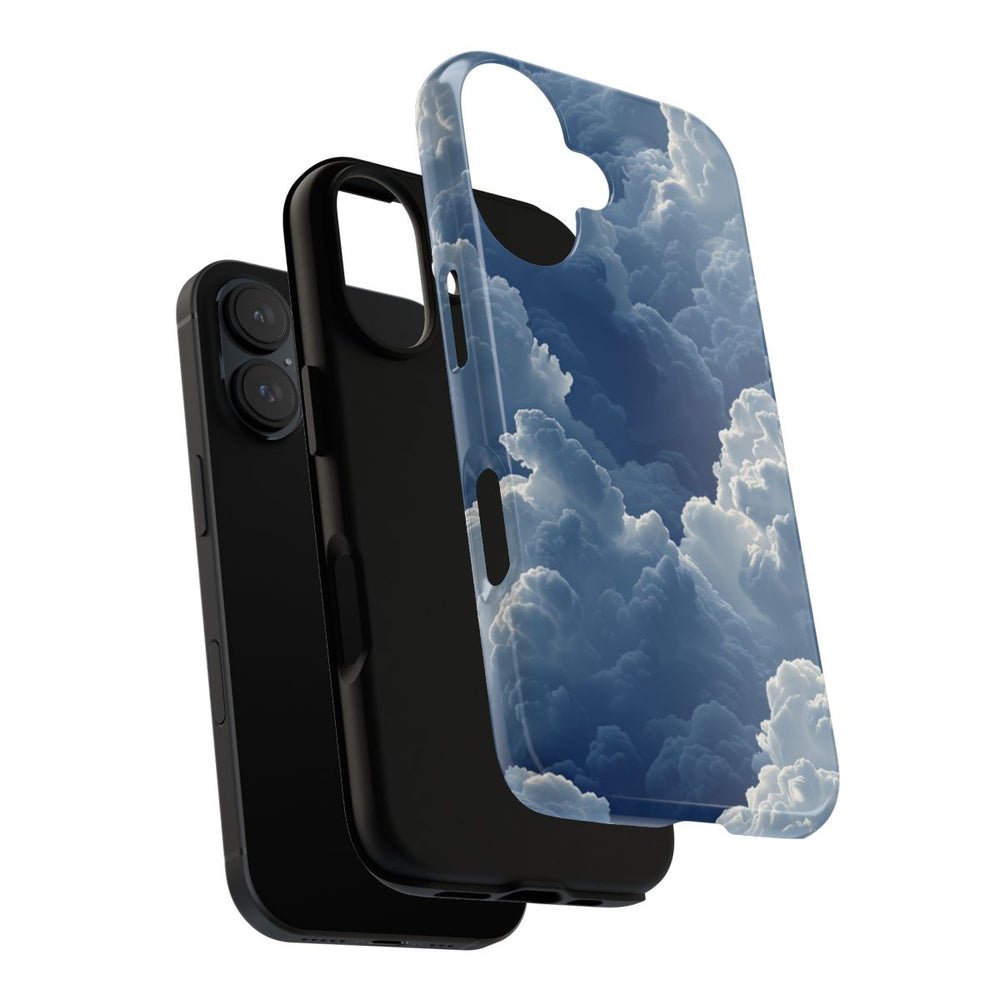 3D Blauw Wolkenpatroon