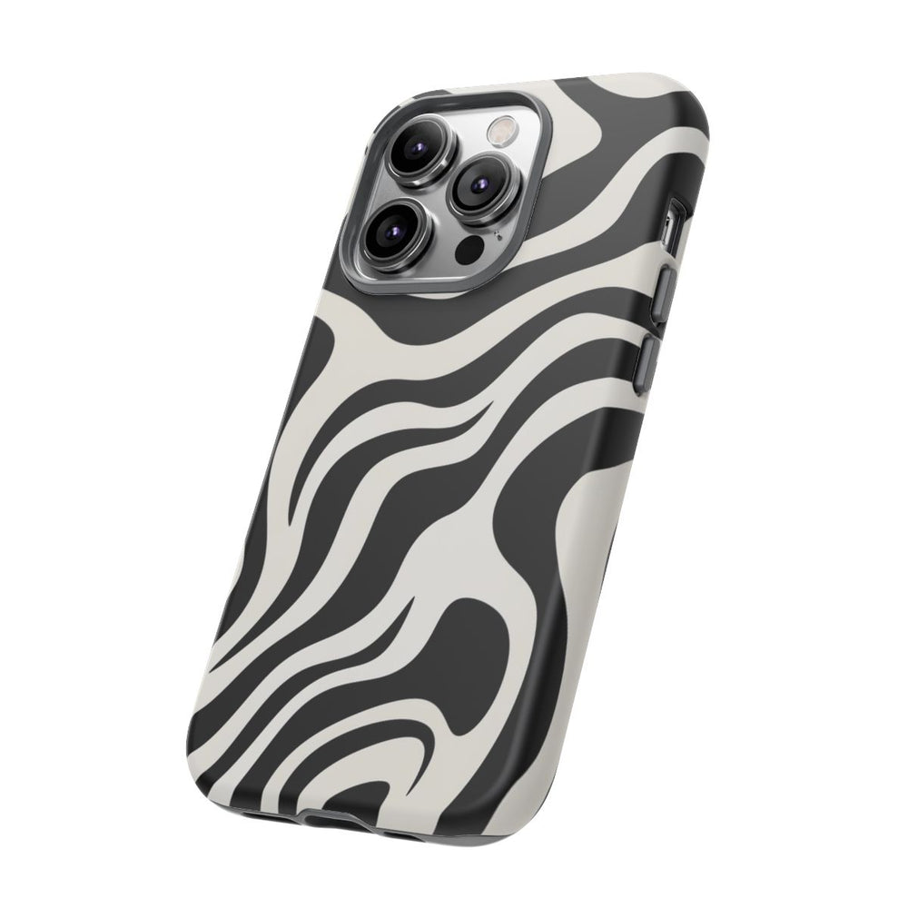 Zwart-Wit Abstract Zebra-Patroon