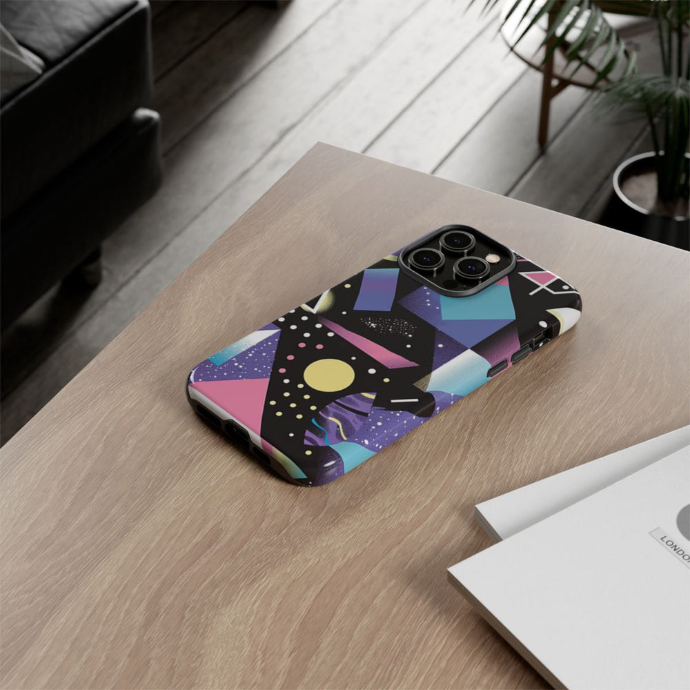 Geometrisch Vaporwave Abstract Patroon