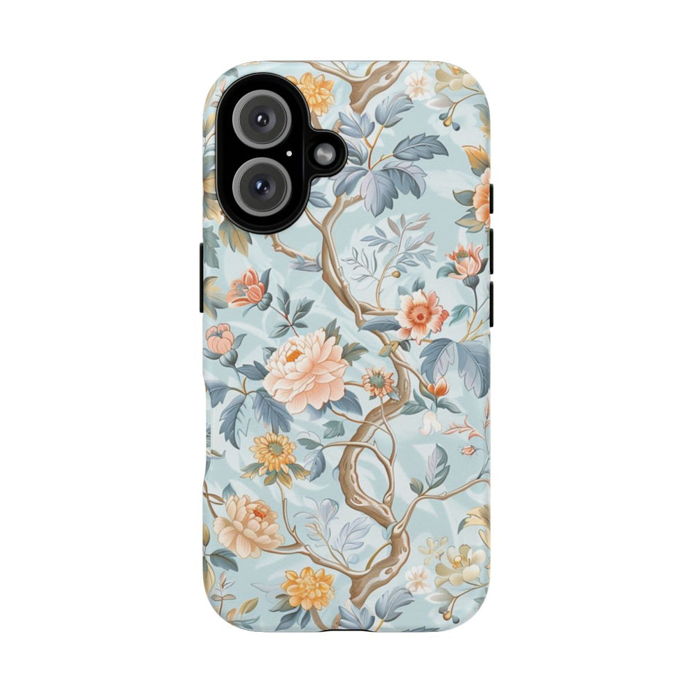 Pastel Chinoiserie Bloemenpatroon