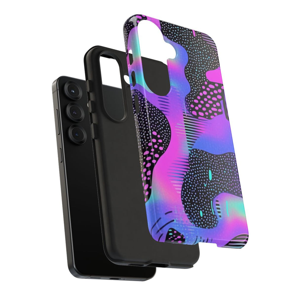 Abstract Neon Vaporwave Patroon
