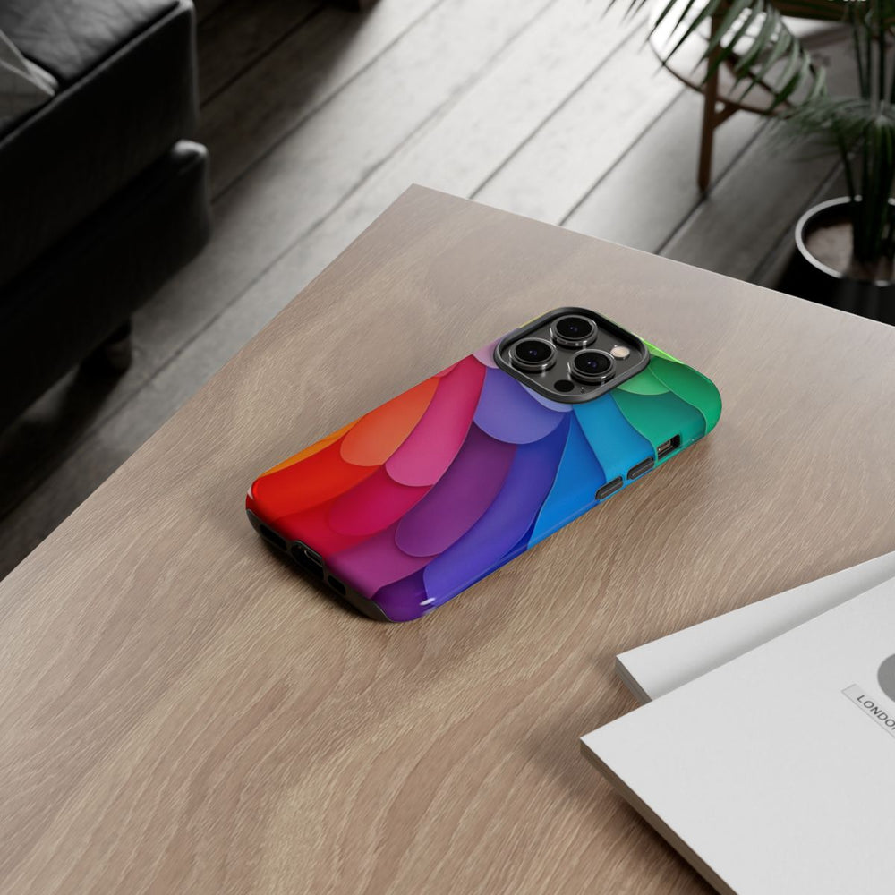 Kleurrijk Gelaagd Regenboogpatroon