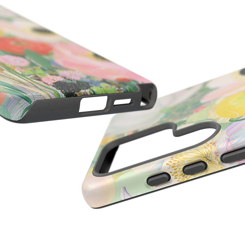 Lichte Pastelbloemen met Vogels