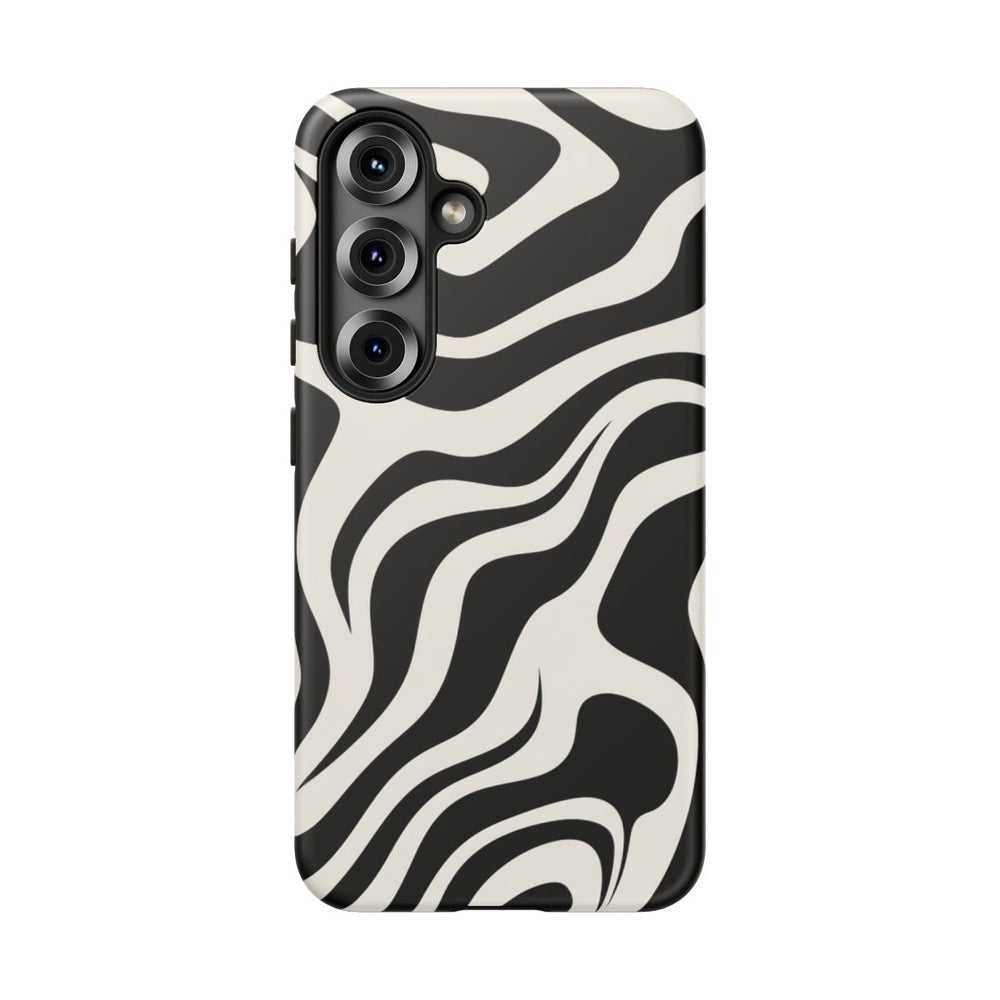 Zwart-Wit Abstract Zebra-Patroon