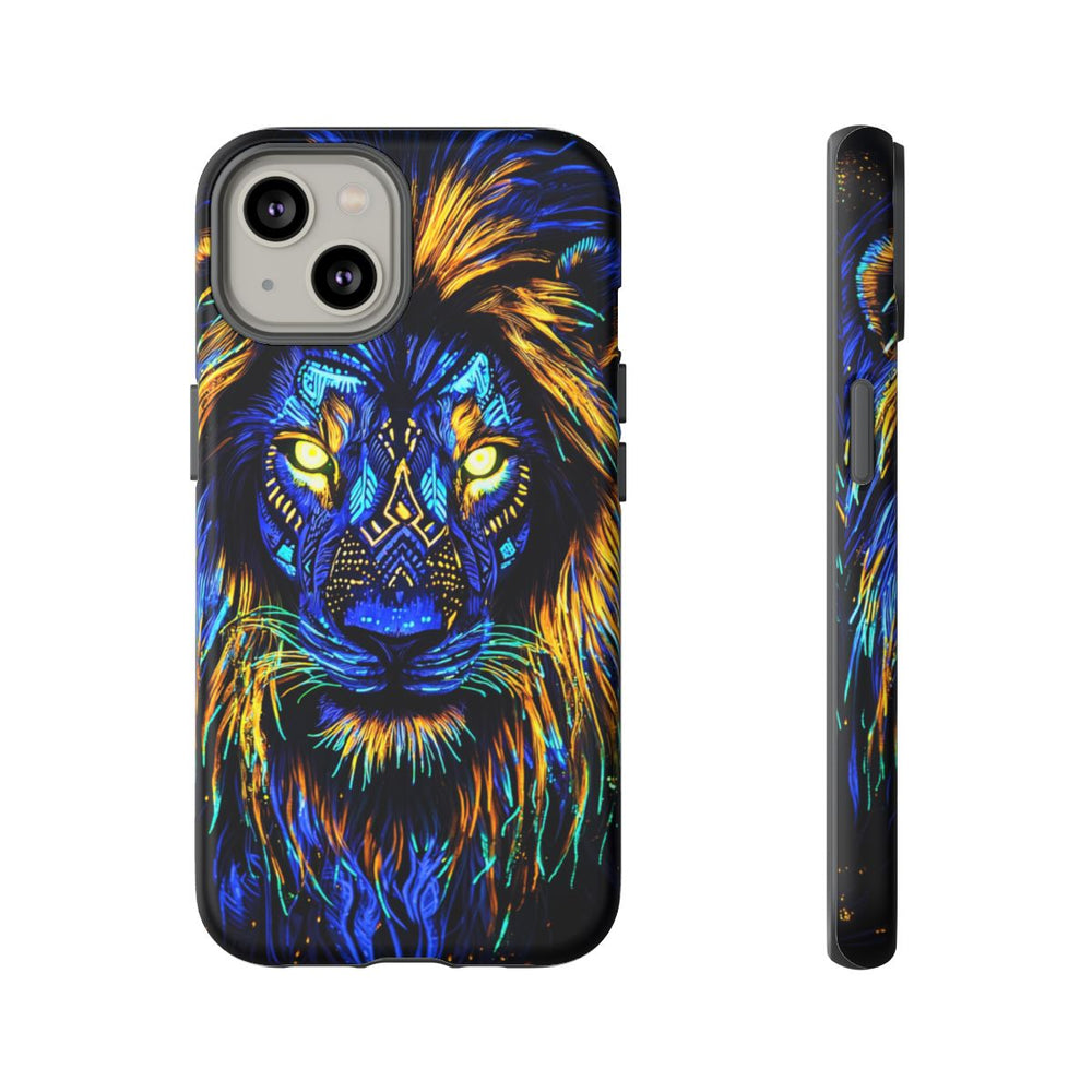 Gloeiende Leeuwenkop met Tribal Motief