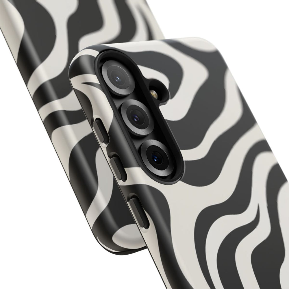 Zwart-Wit Abstract Zebra-Patroon