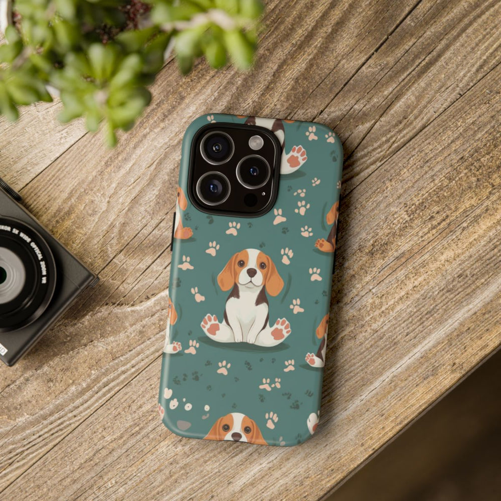 Beagles met Pootafdrukken Patroon