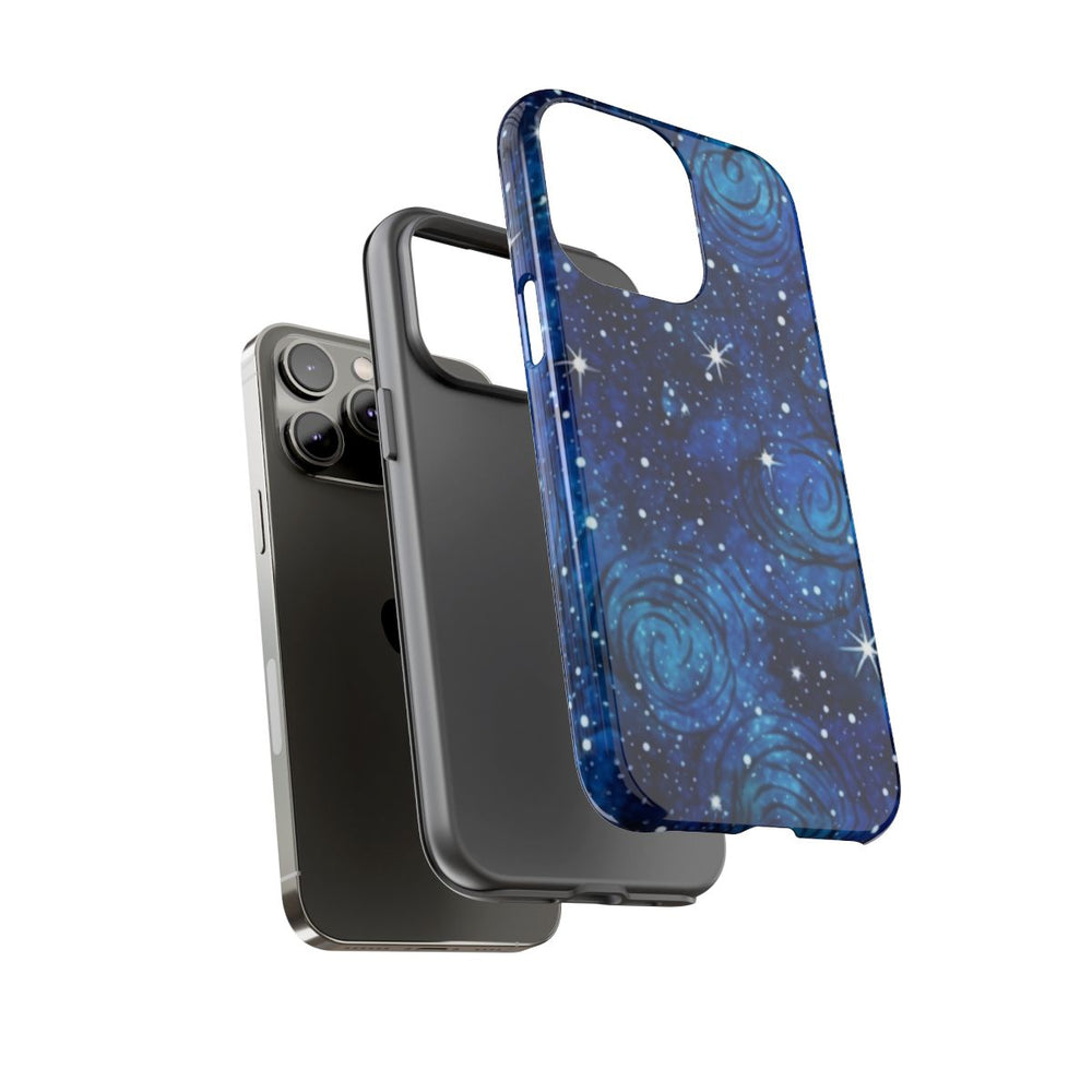 Blauw Sterrenstelsel Patroon