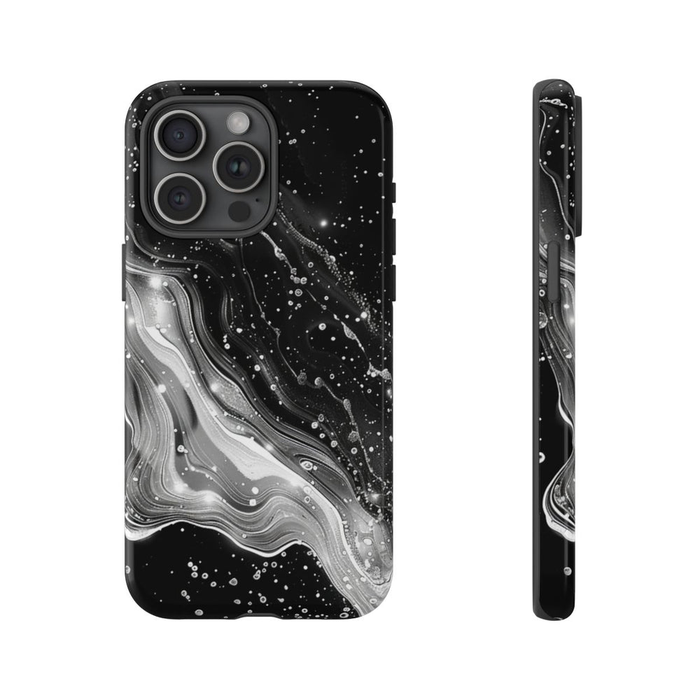 Zwart-Wit Abstracte Galaxie
