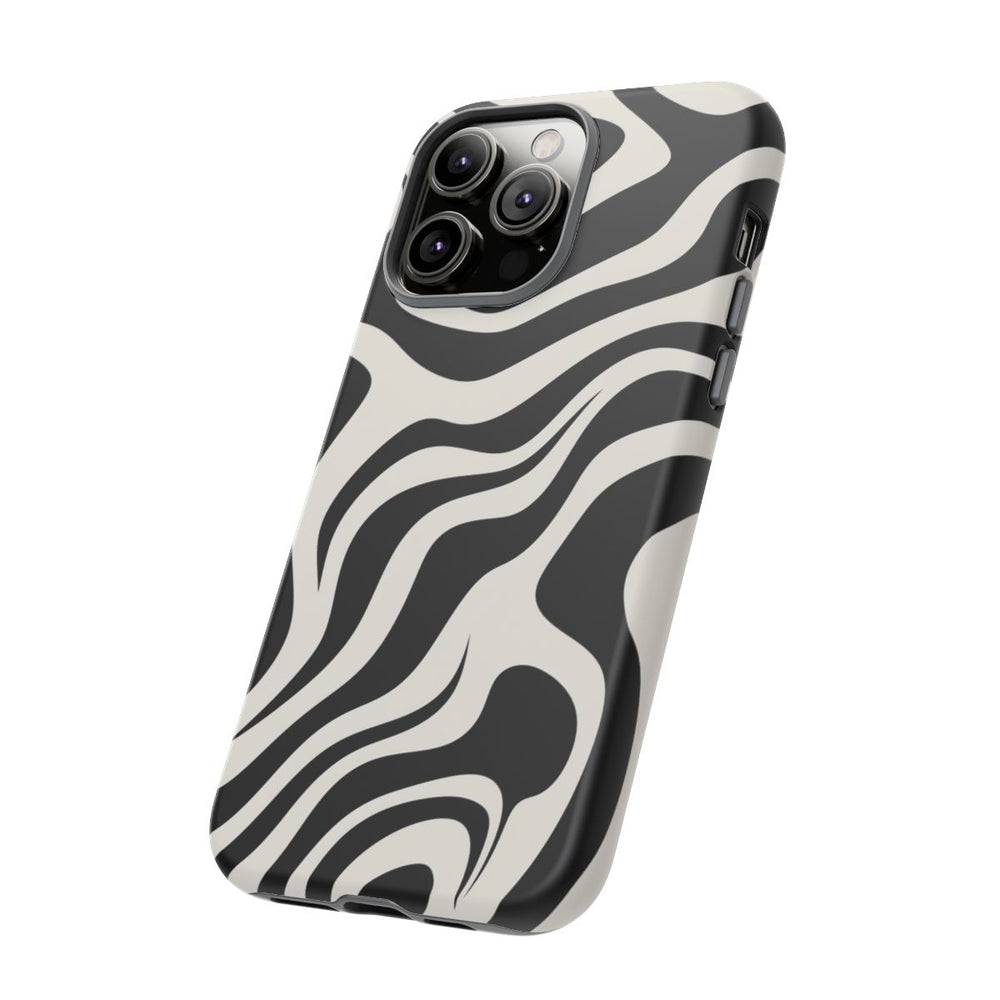 Zwart-Wit Abstract Zebra-Patroon