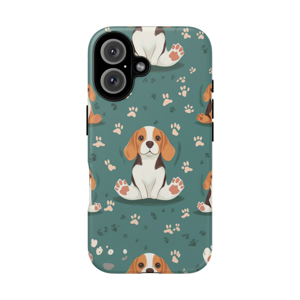 Beagles met Pootafdrukken Patroon