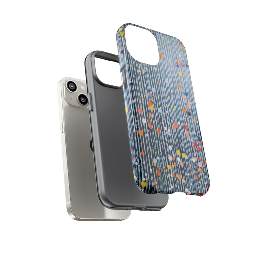 Kleurrijk Abstract Patroon met Dots en Lijnen