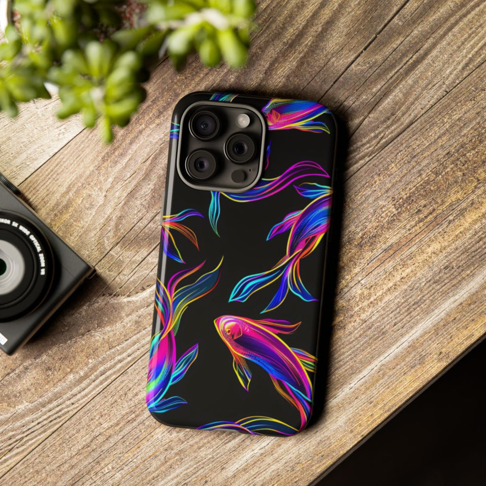 Neonkleurige Vissenpatroon