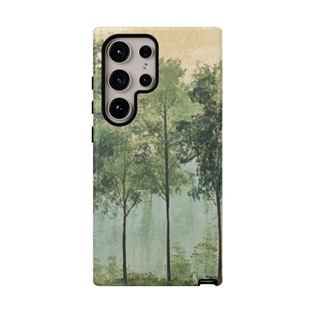 Groene Boomlijn Muurkunst