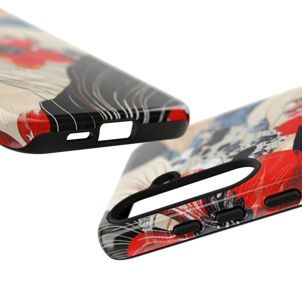 Rood Bloemen Abstract Patroon