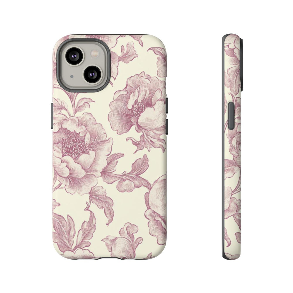 Elegante Victoriaanse Bloemenprint