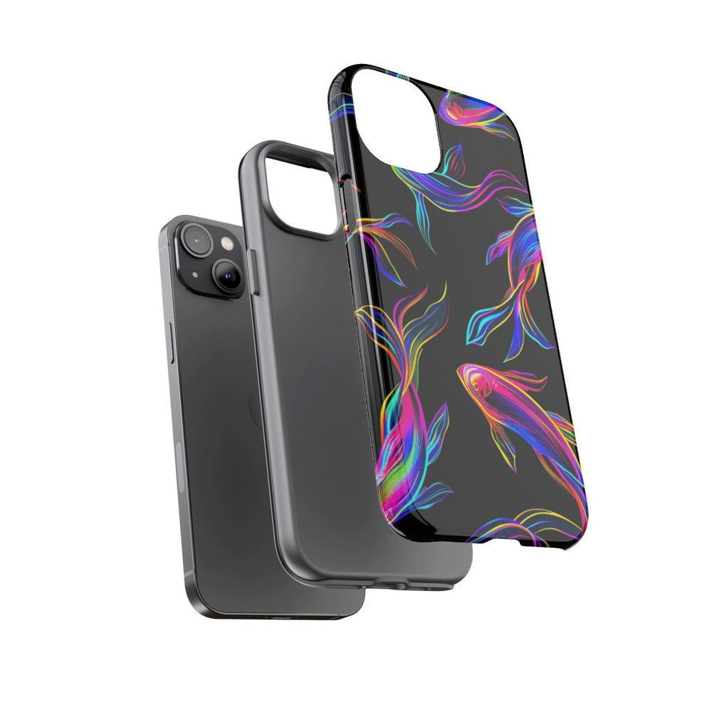 Neonkleurige Vissenpatroon