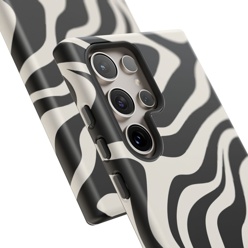 Zwart-Wit Abstract Zebra-Patroon