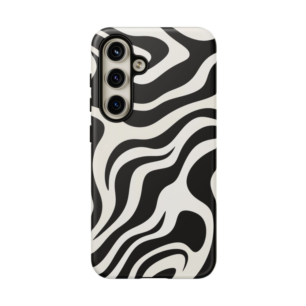 Zwart-Wit Abstract Zebra-Patroon