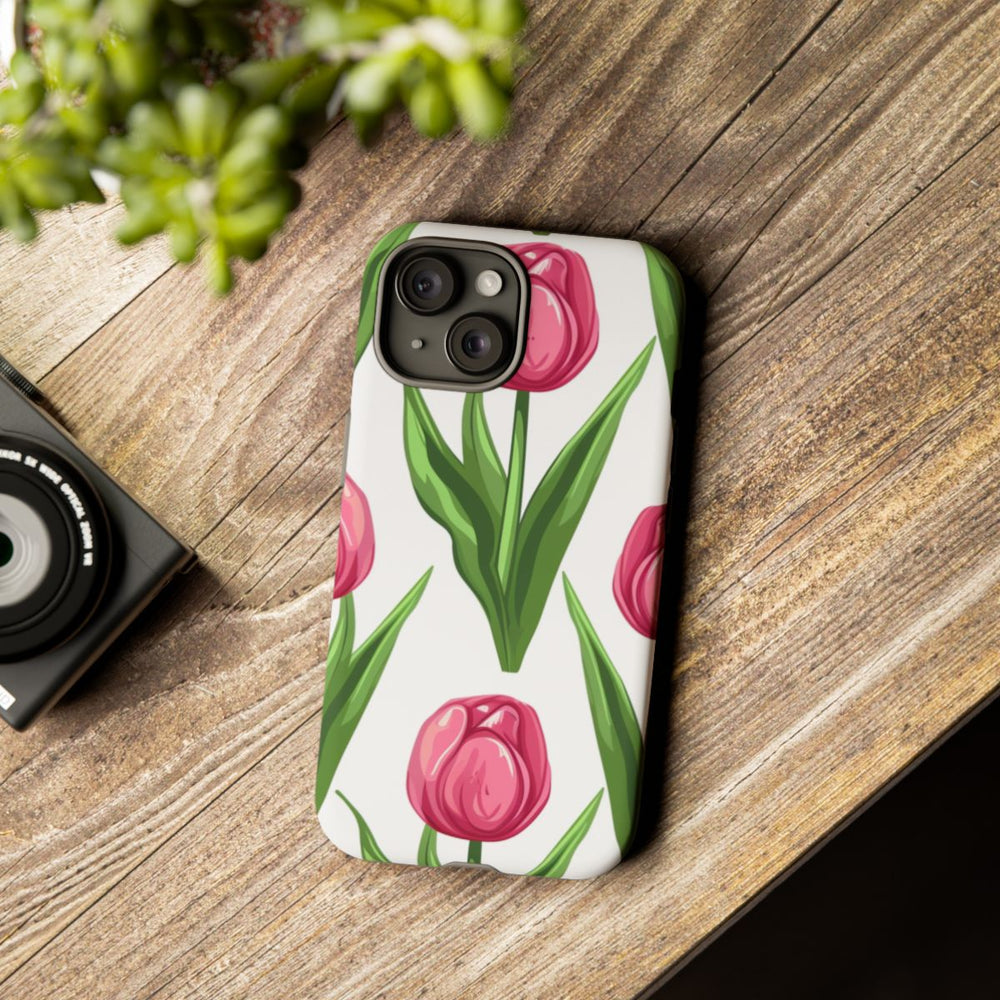Roze Tulp Bloemenpatroon