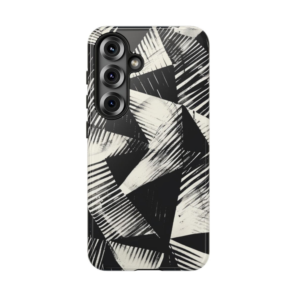 Zwart-Wit Geometrisch Patroon