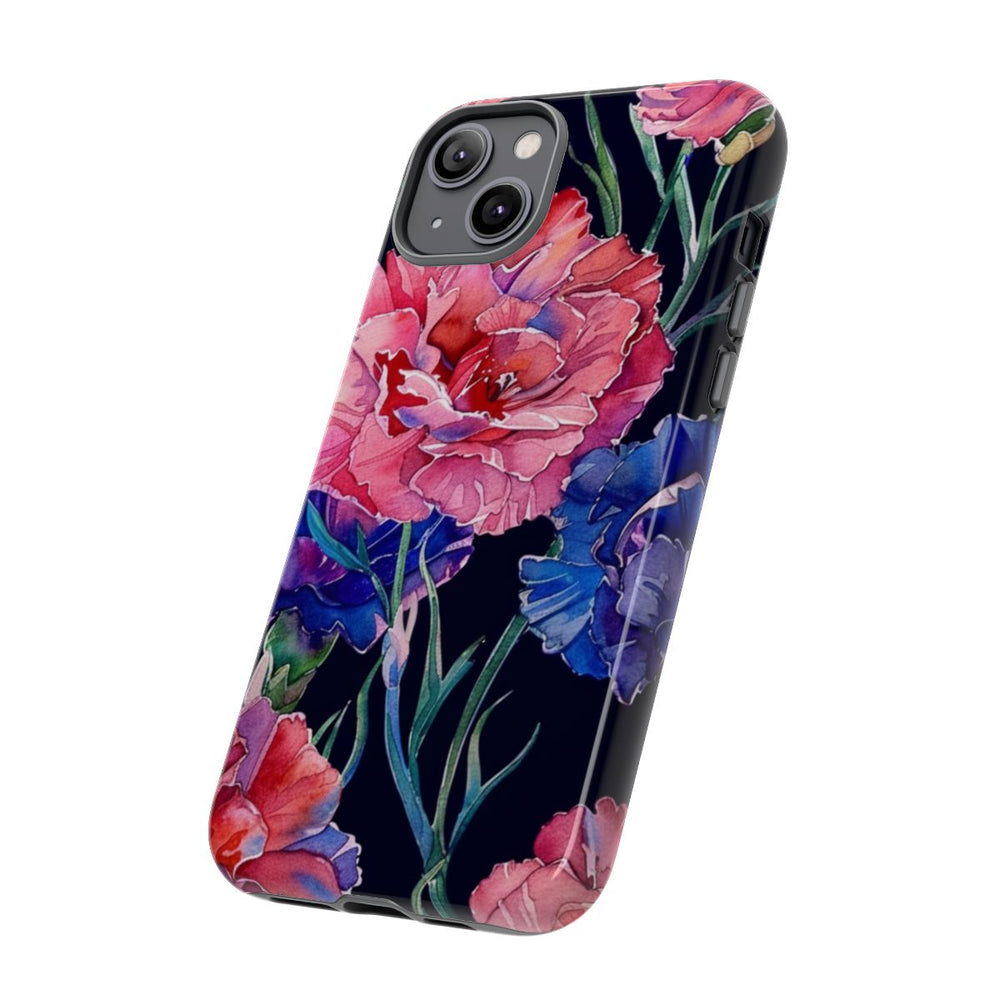 Aquarel Anjers Bloemenpatroon