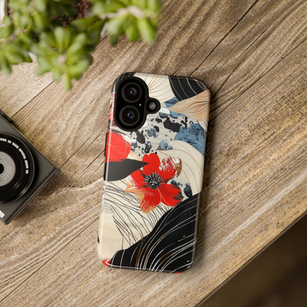 Rood Bloemen Abstract Patroon