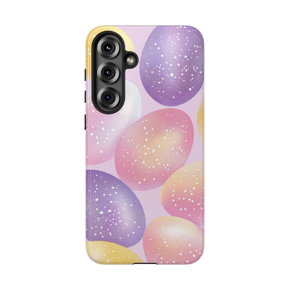 Pastelkleurige Glitter Paaseieren Patroon