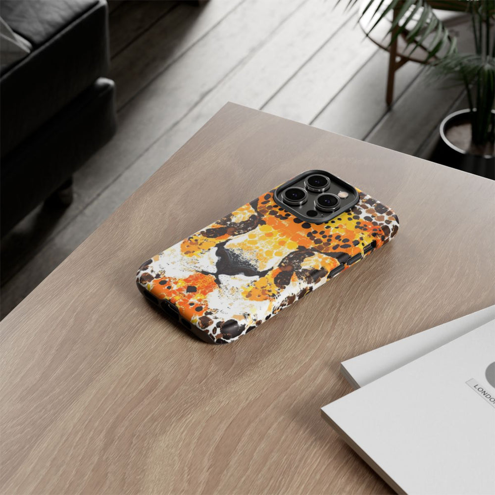Abstracte Cheetagezicht Print