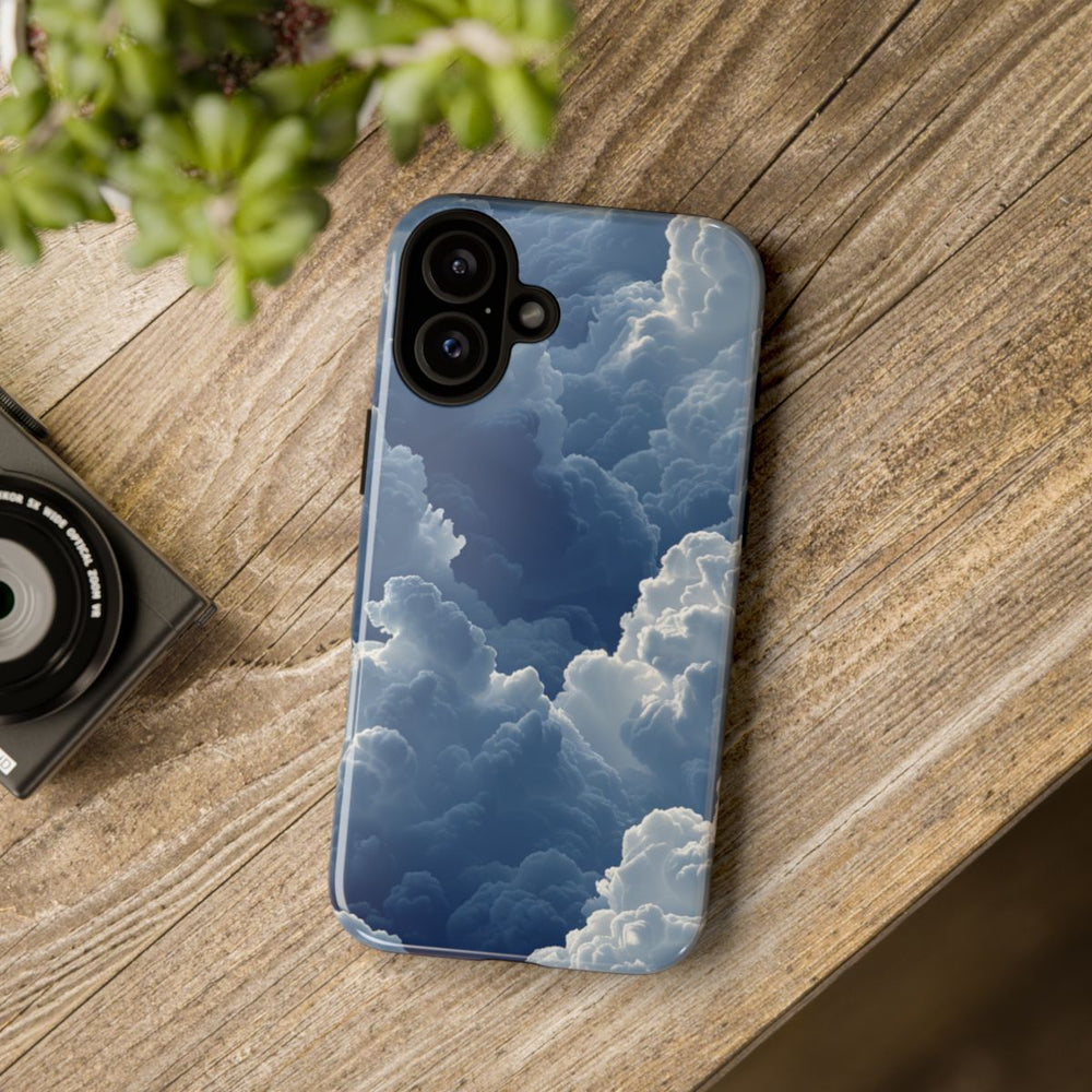 3D Blauw Wolkenpatroon