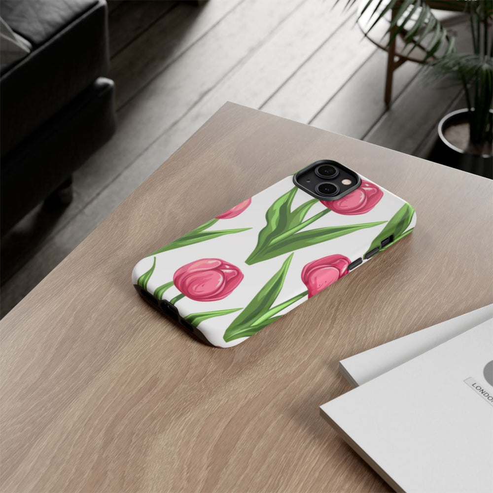 Roze Tulp Bloemenpatroon