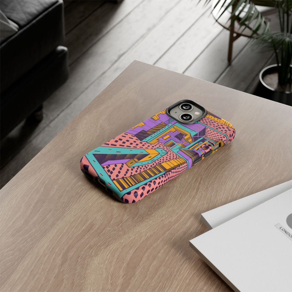 Geometrisch Abstract Patroon met Dieptewerking
