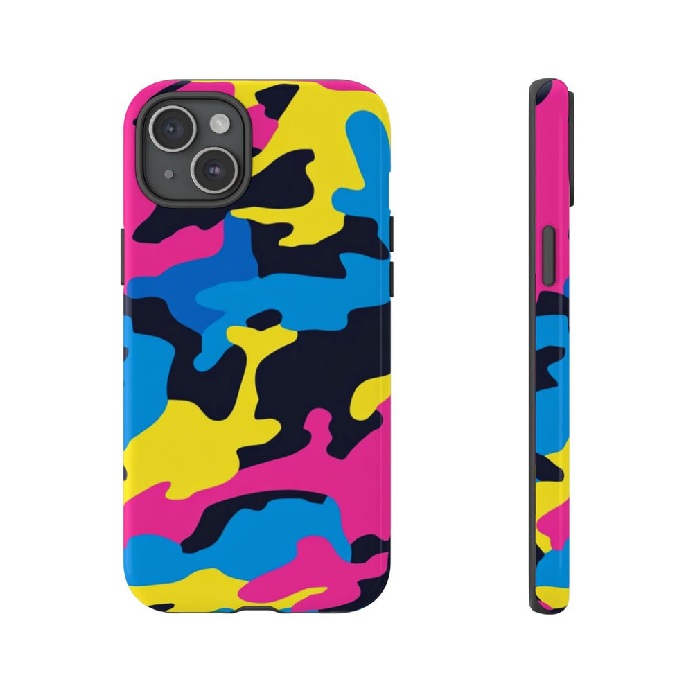 Neon Kleurrijk Camouflagepatroon
