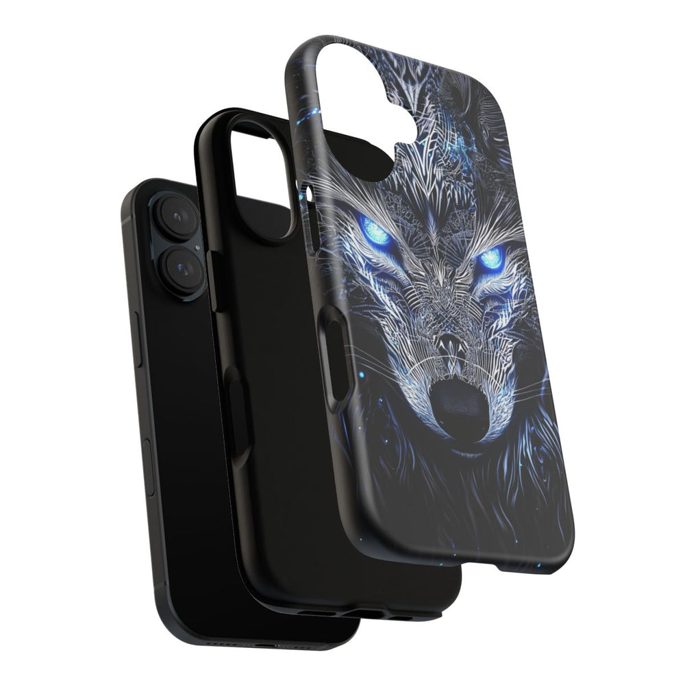 Majestueuze Wolf met Gloeiende Ogen