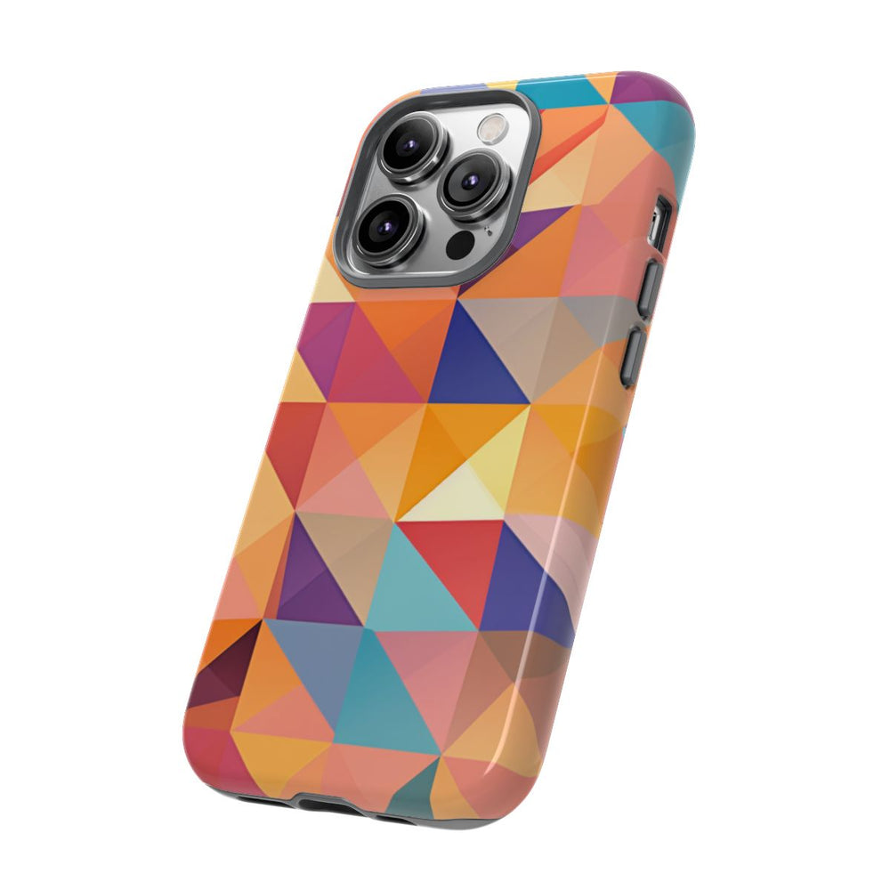 Kleurrijk Geometrisch Hoekpatroon
