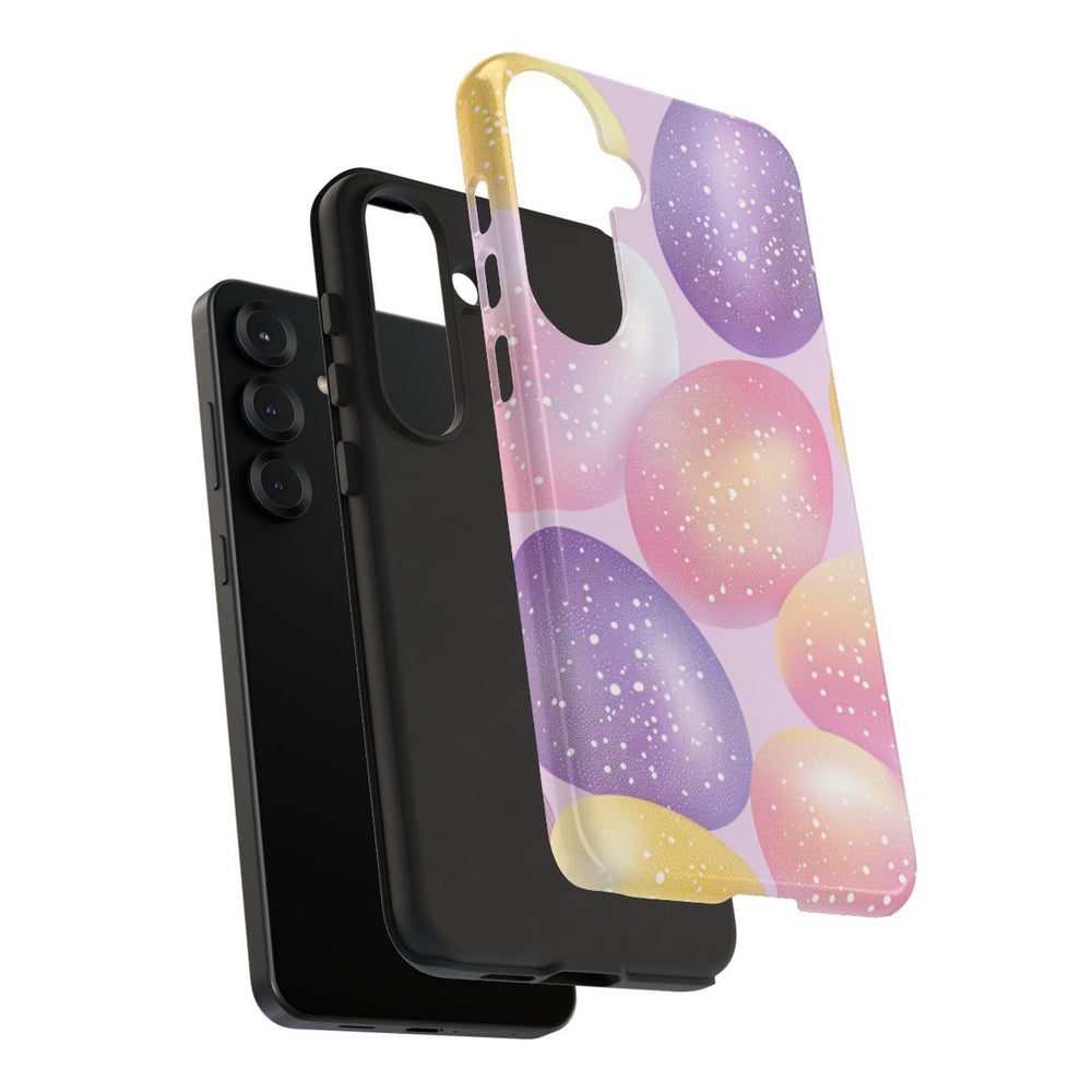 Pastelkleurige Glitter Paaseieren Patroon