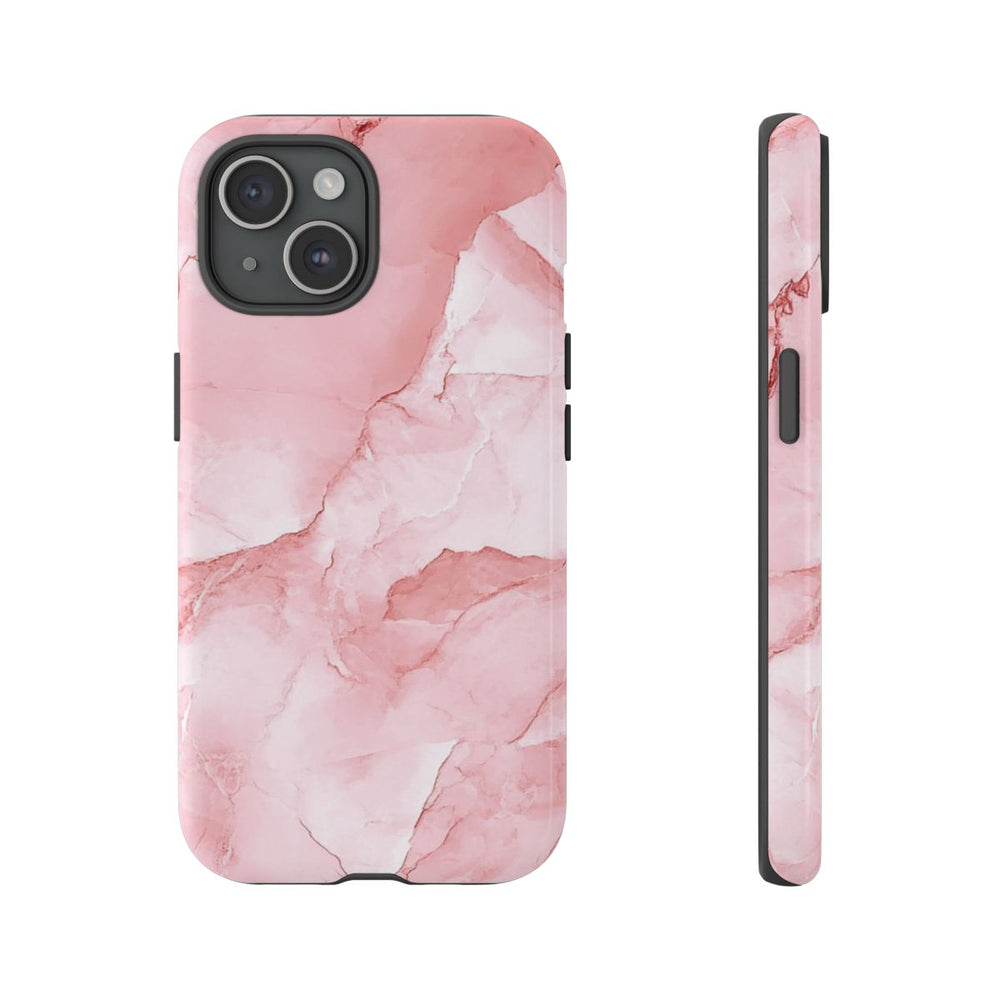 Roze Marmerstructuur met Glanzende Afwerking