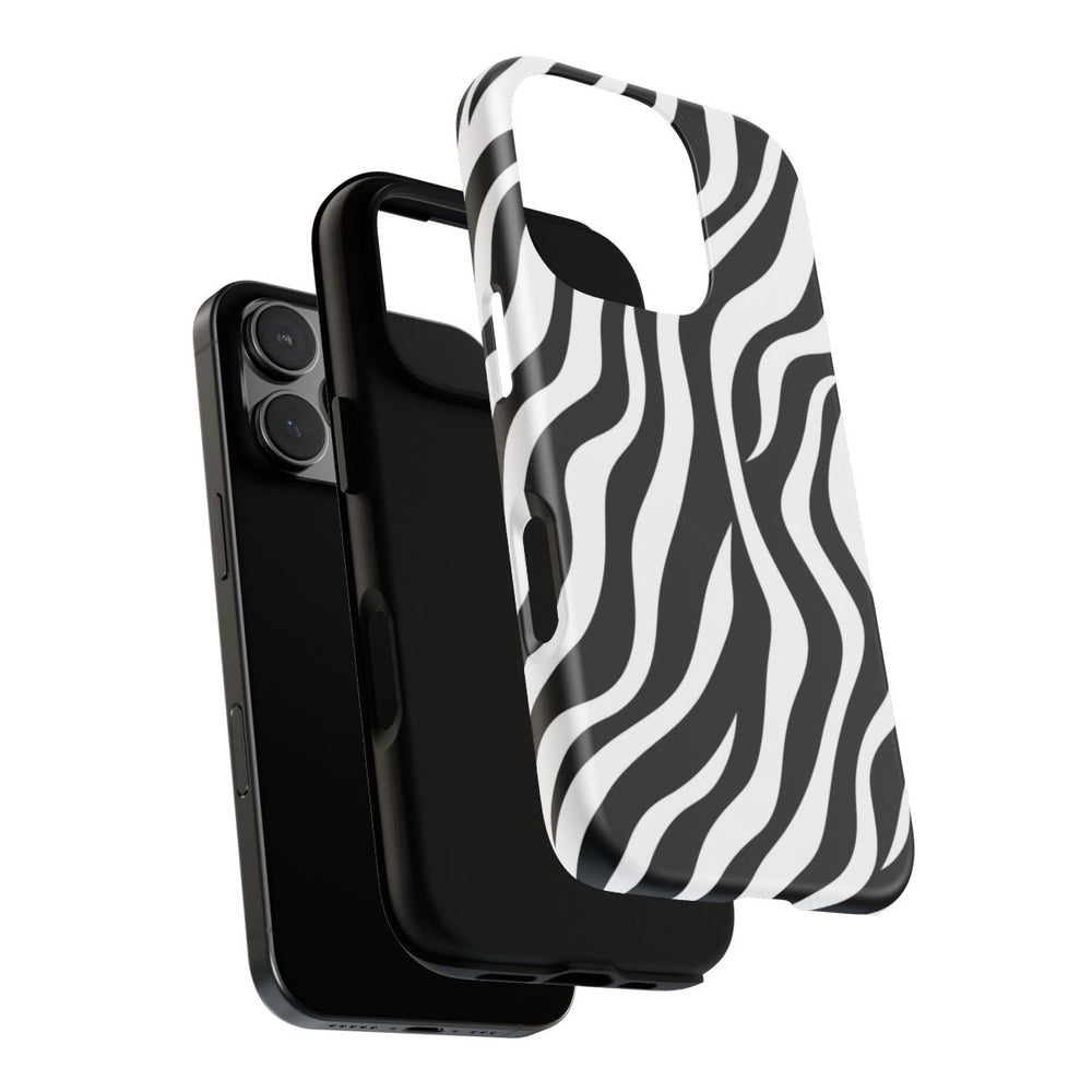Zwart-Wit Zebra Strepenpatroon