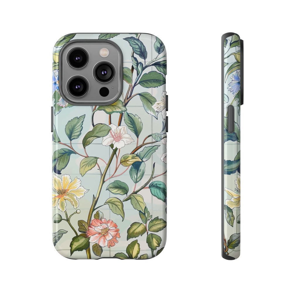 Vintage Bloemenpatroon met Vlinders