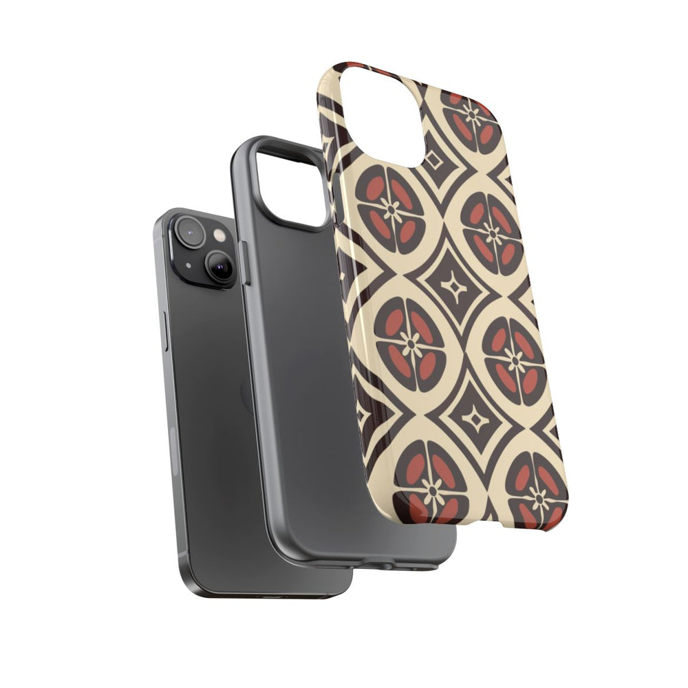 Geometrisch Bruin-Beige Patroon