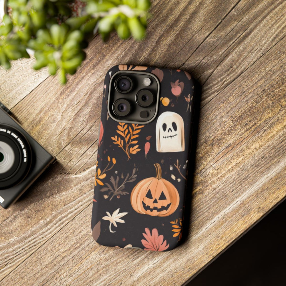 Halloween Pompoen- en Spookmotief