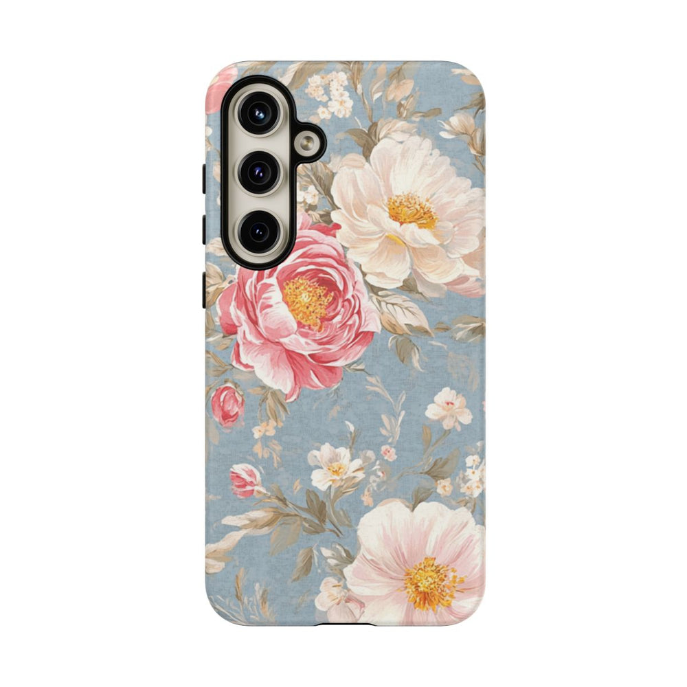 Romantisch Roze-Wit Bloemenpatroon