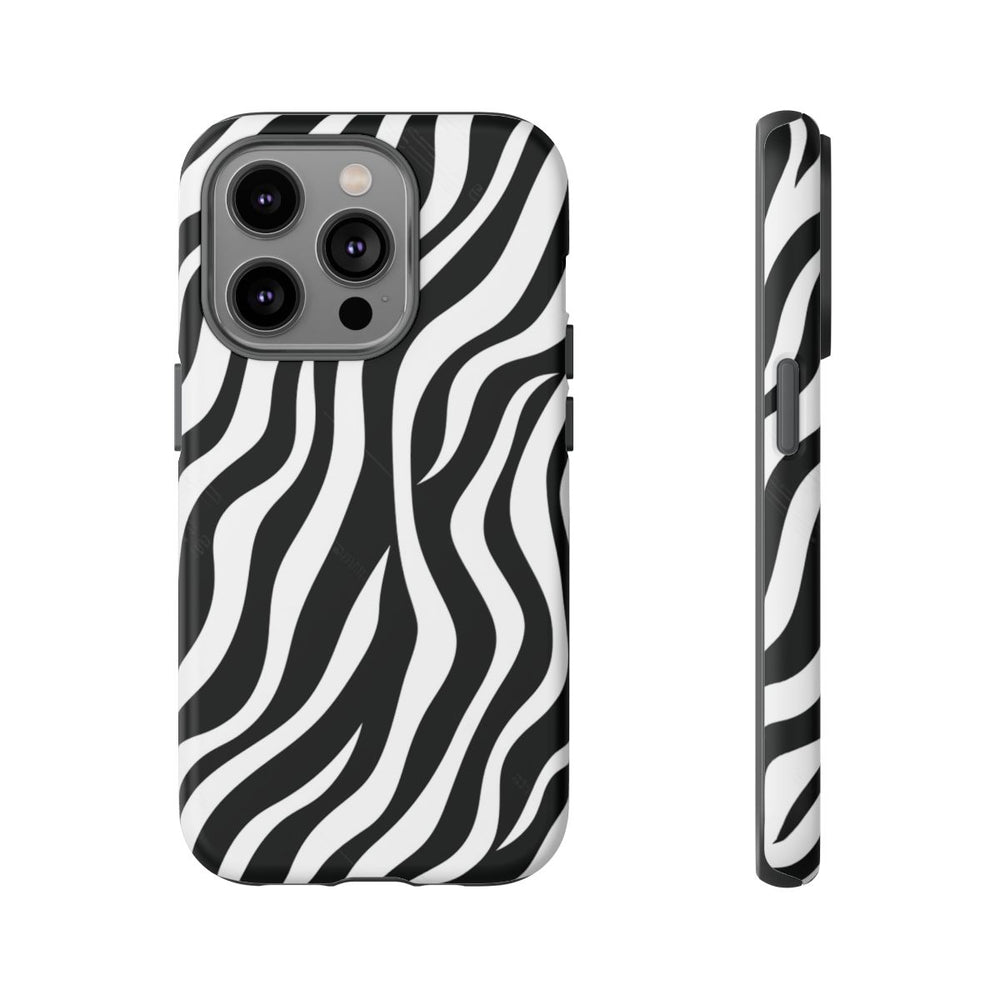 Zwart-Wit Zebra Strepenpatroon