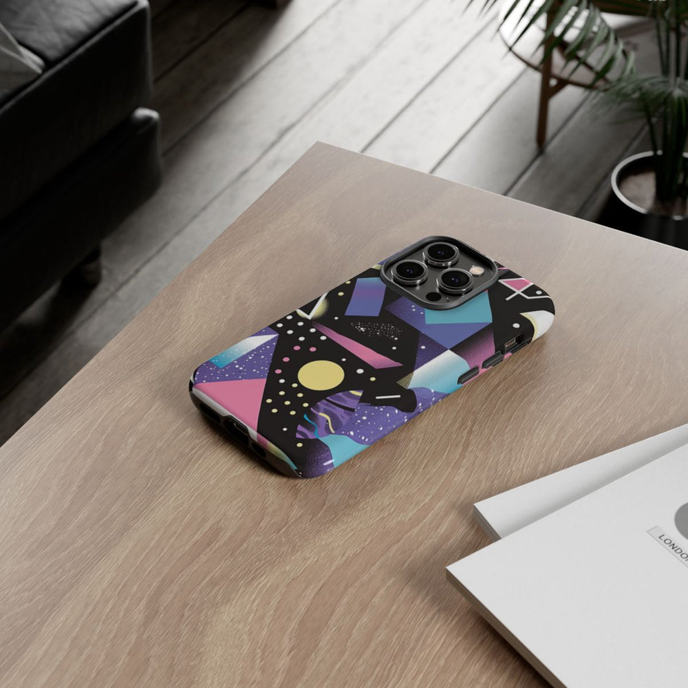 Geometrisch Vaporwave Abstract Patroon