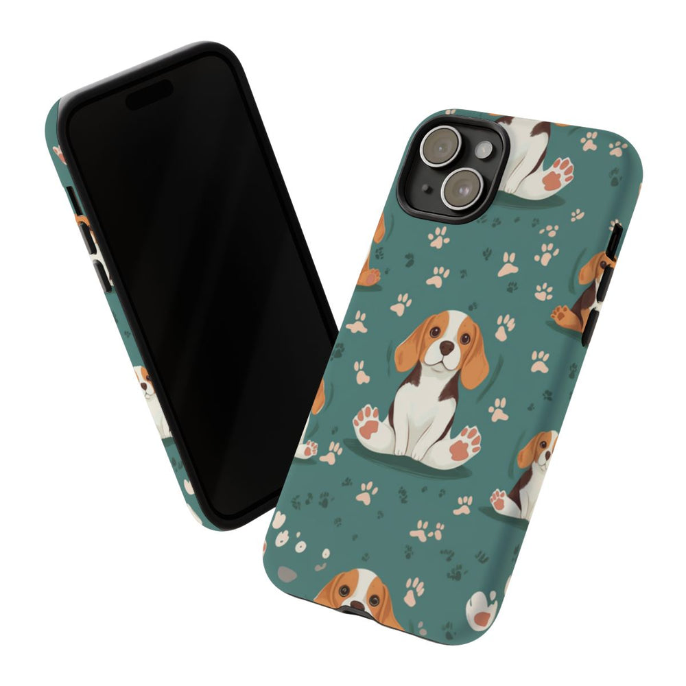 Beagles met Pootafdrukken Patroon
