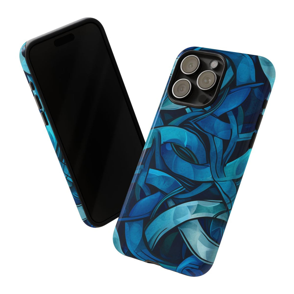 Blauw Keltisch Knoopmotief