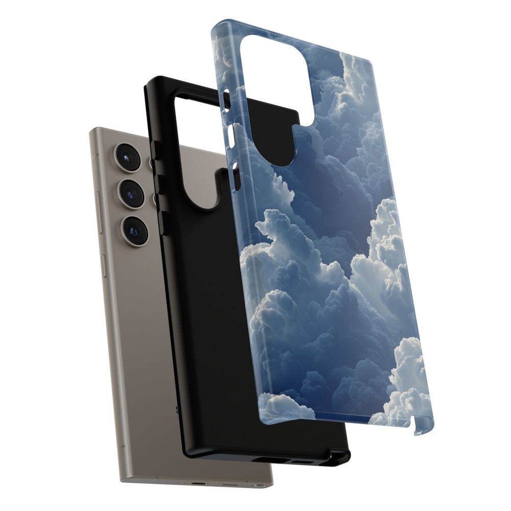 3D Blauw Wolkenpatroon
