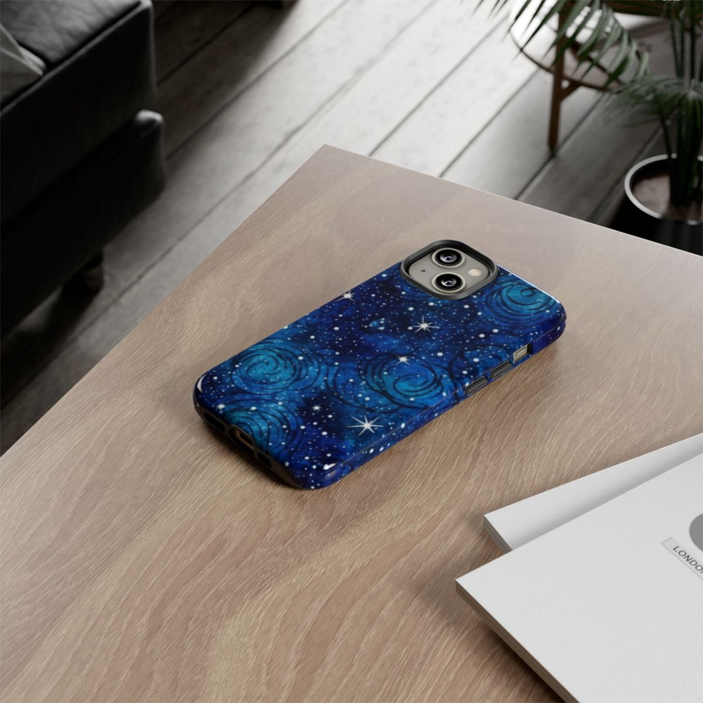 Blauw Sterrenstelsel Patroon