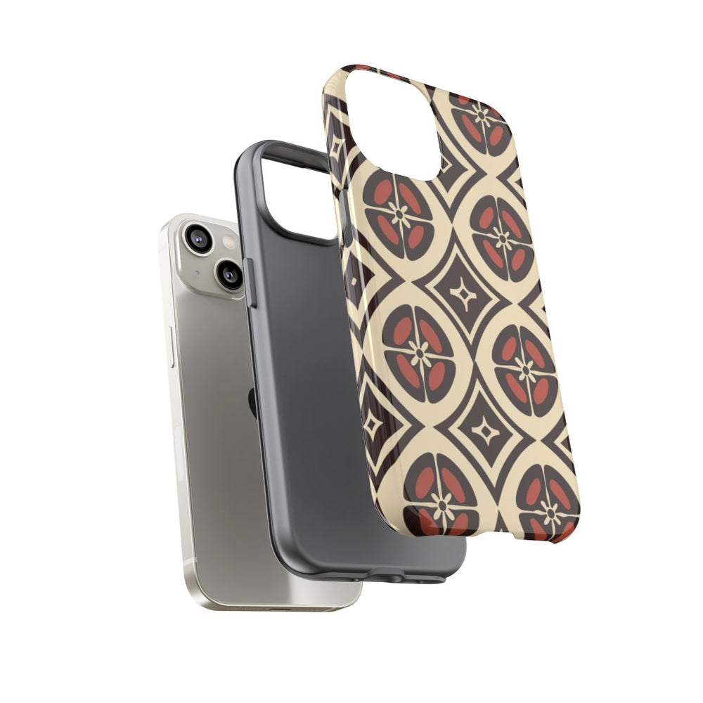 Geometrisch Bruin-Beige Patroon