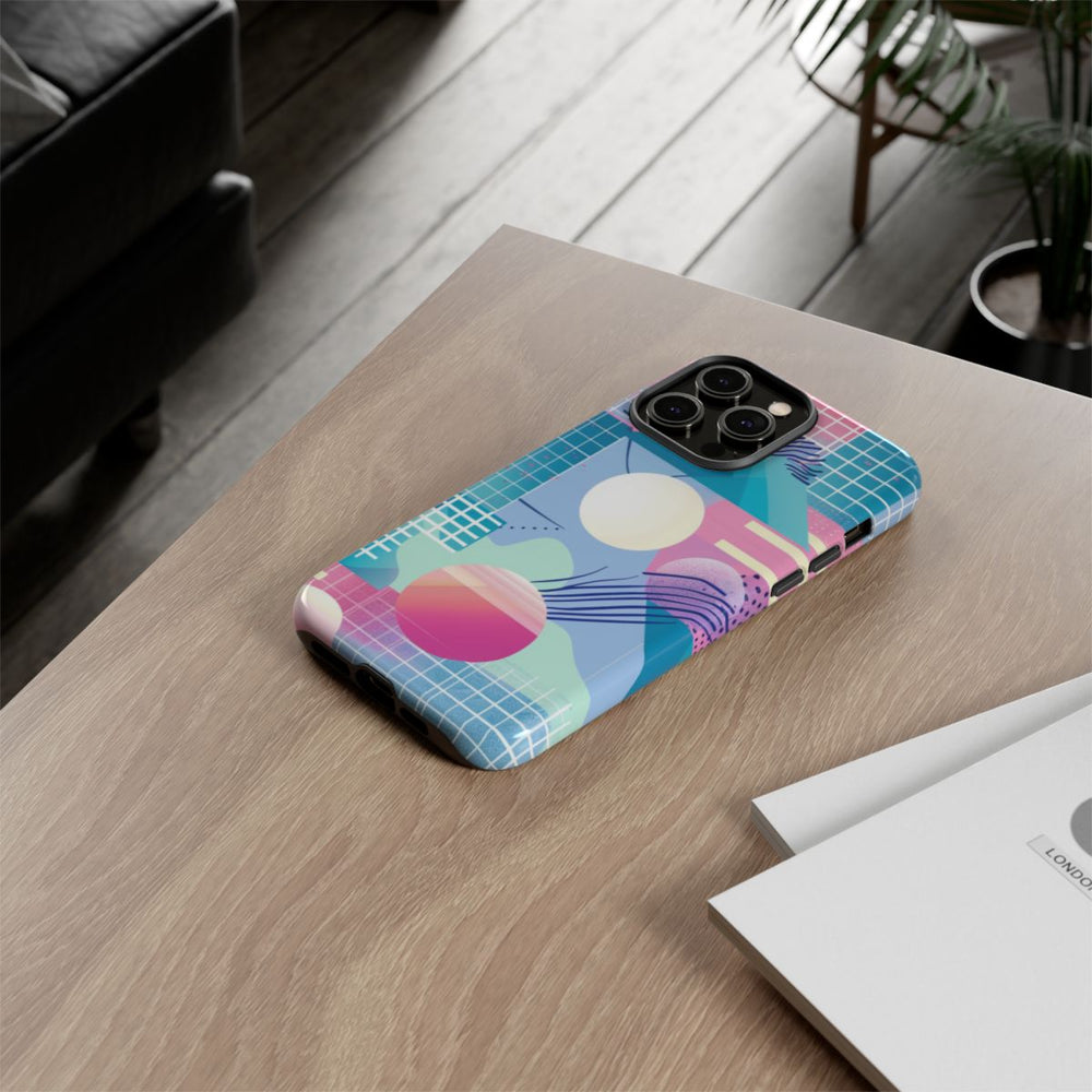 Abstract Geometrisch Patroon in Pasteltinten